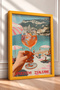 Aperitivo Italiano Seaside Cocktail Framed Painting Italy Poster Living Room Kitchen Wall Decor Itp005 - 2