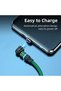 كابل شحن مغناطيسي 3 في 1 بمنفذ USB-C، مع طرفين من النوع C، شحن سريع 2.4 أمبير وكابل بيانات، لهواتف سامسونج G - 4