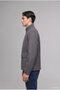Regular Fit Stand Collar Zippered Cashmere Coat with Flap Pockets I1971Ax26Wn - 4