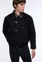 Regular Fit Metal Buckle Shirt Collar Coat I1199Ax26Wn