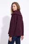 Zippered Cashmere Coat 202725 - Mürdüm - 4