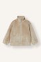 Zippered Stand Collar Velvet Basic Cardigan for Baby Boy H8950A526Cw