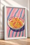 Pasta E Basta Written Twisted Pasta Framed Table Italy Poster Living Room Kitchen Wall Decor Itn086 - 2