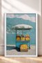 Lemon and Orange Countertop on Beach Framed Painting Italy Poster Living Room Kitchen Wall Decor Itn119 - 3