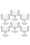 Roma 6-Piece Multi-Purpose Glass Bowl Set with Feet - 4