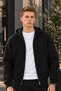 Men's Winter Fleece-Lined Anti-Pilling Fabric Full Zipper Hooded Sweatshirt Jacket with Kangaroo Pocket