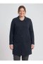 Women's Plus Size Embroidered Buttoned Long Steel Knitted Cap Cardigan