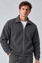 Men's Comfortable Fleece-Lined Smoked Cardigan - 6