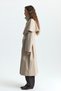 Long Trench Coat with Cape - 4