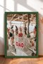 Ciao Written Knitted Bag and Beach Bar Framed Painting Italy Poster Living Room Kitchen Wall Decor Itp019