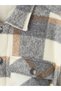 Özmarka New Season Beige Plaid Patterned Men's Lumberjack Coat - 7