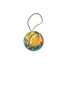 Painted Resin Globe - 2