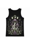 Mystic Moon Garden – Celestial Mushrooms, Moon Phases & Crystal Graphic Tank Top