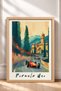 Servili on the Road Classic Racing Cars Framed Painting Italy Poster Living Room Kitchen Wall Decor Itp046 - 3