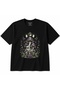 Mystic Moon Garden - Celestial Mushroom Moon Phases Botanical Graphic T-Shirt