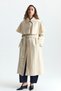 Long Trench Coat with Cape