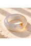 Thick Agate Ring – Misty Variegated - 9×4 mm Thickness (63808) - Price is for 1 ring - 3