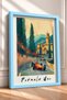Servili on the Road Classic Racing Cars Framed Painting Italy Poster Living Room Kitchen Wall Decor Itp046 - 2