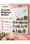 Decorative Turhan Metal White 50 X 70 cm Magnet Collection Board (with Magnet Gift), Note and Memory Collection Board - 7