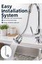 360 °   Rotatable Adjustable Faucet Extension Device Flexible Spiral Faucet Head