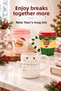 Cookie Man Deer Snowman Christmas 3-Piece Mug Set - 5