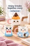 3-Piece Mug Set with Cat Figure, Bow Tie, Hat and Jacket - 5