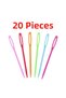 20-Piece Plastic Sewing Needle Set – Needle for Kids' Craft, Felt, and Sewing Activities