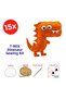 Felt Dinosaur Building Set T-Rex Model – Creative Hobby and Handicraft Kit for Kids
