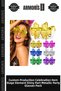 Special Edition Celebration Item Stage Element Shiny Piece Metallic Party Glasses Package