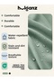 Kitchen Apron Set of 2 Stain-Resistant Water-Repellent Fabric in Min and Mink Colors Plain Double Kitchen Aprons - 5