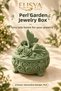 Jewelry Box with Fairy Figure and Rose Pattern Cover
