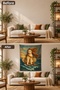 The Birth of Venus Inspired Sea Shell Cat Art Digital Printed Stain Resistant Washable Fabric Wall Covering Wall Tapestry Decorative Tapestry - 5