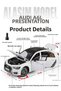 Audi A6 L 1/24 Diecast Metal Model Car with Lights, Sound, and Movable Wheels - 5