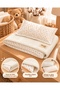 Baby Changing Mat Set with Pillow, Double-Sided Soft Filled Cotton Pique Changing Mat 85X45 cm - 4