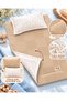 Baby Changing Mat Set with Pillow, Double-Sided Soft Filled Cotton Pique Changing Mat 85X45 cm - 4