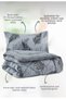 Double-Sided Single Duvet Set Anthracite - 2