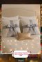 Christmas Silver Snowflake Wire Woven Ribbon 5 Meters – Glittery Overlock Edged Hidden Wire Voluminous Bow and Tree Decoration Ribbon - 7