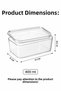 Queen Storage Box Set 7 Pieces – 6 Vacuum Storage Boxes |   Breakfast&Jewelry&Bathroom Organizer - 8