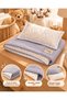 Baby Changing Mat Set with Pillow, Double-Sided Soft Filled Cotton Pique Changing Mat 85X45 cm - 4