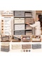 Multi-Purpose Organizer with Double Lid, Double Compartments + Storage Box 50X30X20 cm - 3