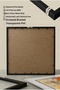 1 Piece Pvc-Padded Black Wooden Framed Minimalist Colorful Flower Garden Square Wooden Painting - Home, Business & Office Decoration Painting - 7