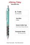 Tikky Versatil Pen Sea Blue 0.7 mm - 2