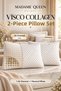 Deluxe Visco Collagen 4-Piece Pillow Set – 2 Air Channels + 2 Normal