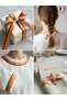 French Striped Satin Woven Ribbon / Sewing Decoration Strip 15mm - 20Meters - 2