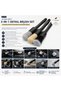 Car Interior and Exterior Care Brush Set 3 Pieces 3 Different Bristle Hardnesses Pack of 10 - 2