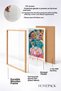 6 Piece Bella Italia Framed Painting Set Italy Posters Living Room Kitchen Gallery Wall Sixmx16 - 6