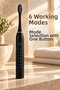 Black Electric Toothbrush Ipx7 Waterproof