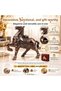 Luxury Alloy Metal Decorative Ashtray with Horse Figure Lid and Jewelry Storage Box Metal Trinket Box 25 X 20 cm - 2