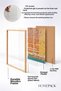 6 Piece Mediterranean Beach Umbrellas Framed Painting Set Italy Posters Wall Decor Sixit39 - 6