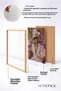 6 Piece Ciao Bella Portraits Framed Painting Set Italy Posters Wall Decor Sixit44 - 6
